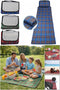 Foldable Waterproof Picnic Blanket with Handle – Large Outdoor Tartan Mat for Beach, Camping & Park