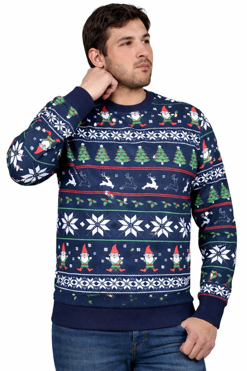 Christmas Long Sleeves Sweatshirt Snowman