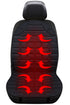 12V Heated Car Seat Cushion Cover - Electric Heating Pad with Adjustable Temperature for Car, Office, or Home Use