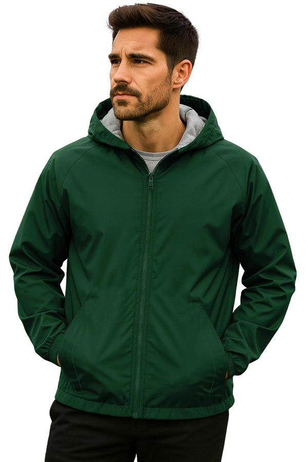 Men’s Lightweight Water Resistant Jacket | Hooded Windbreaker