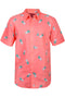 Mens Pineapple Print Hawaiian Shirt