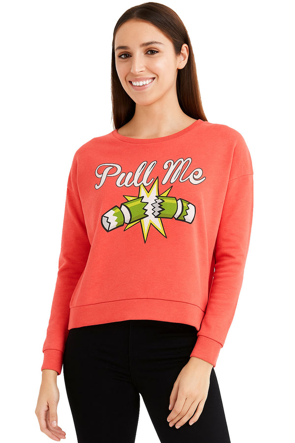 Ladies Pullover Christmas Sweatshirt