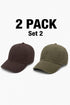 Unisex Vintage Washed Baseball Caps – Multipack