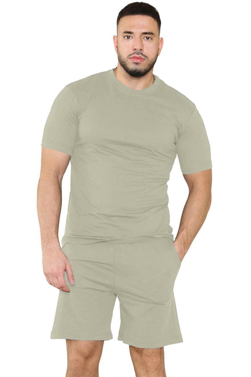 Mens T Shirt Short Set