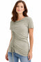 Womens Longline Silhouette Plain T Shirt