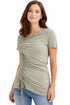 Womens Longline Silhouette Plain T Shirt