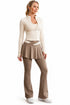 3 Piece Women’s Active-wear Set with Zip Jacket, Sports Bra & Skirt Leggings