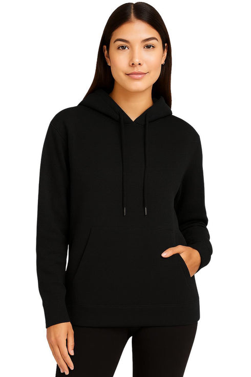 Women’s Fleece Pullover Hoodie | Kangaroo Pocket Sweatshirt