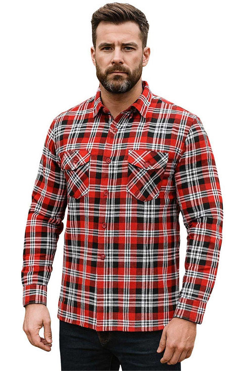 Men’s Classic Button Up Flannel Shirt