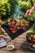 Mini Folding Tabletop Charcoal BBQ – Portable Compact Grill