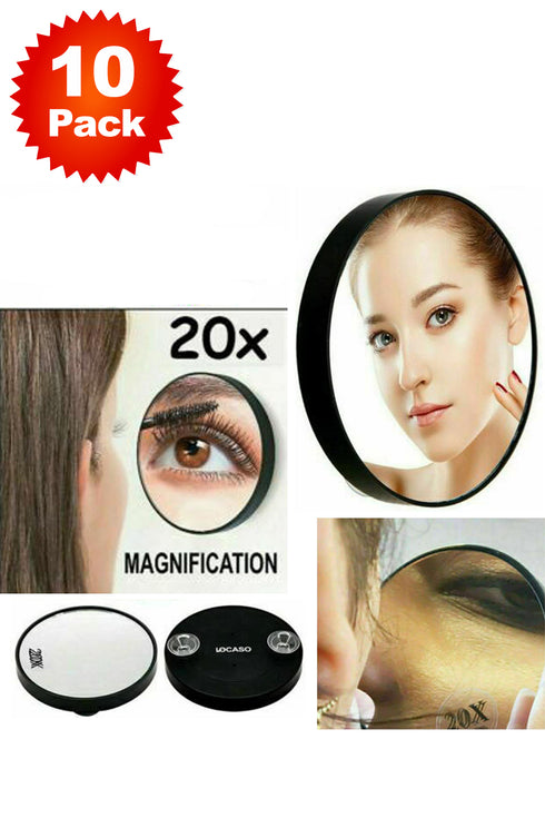 10 Pack Magnification Pocket Vanity Mirror - From £1.49 Per Unit