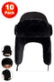 Unisex Faux Fur Trapper Hat – Bulk Pack (10/25/50 Hats)