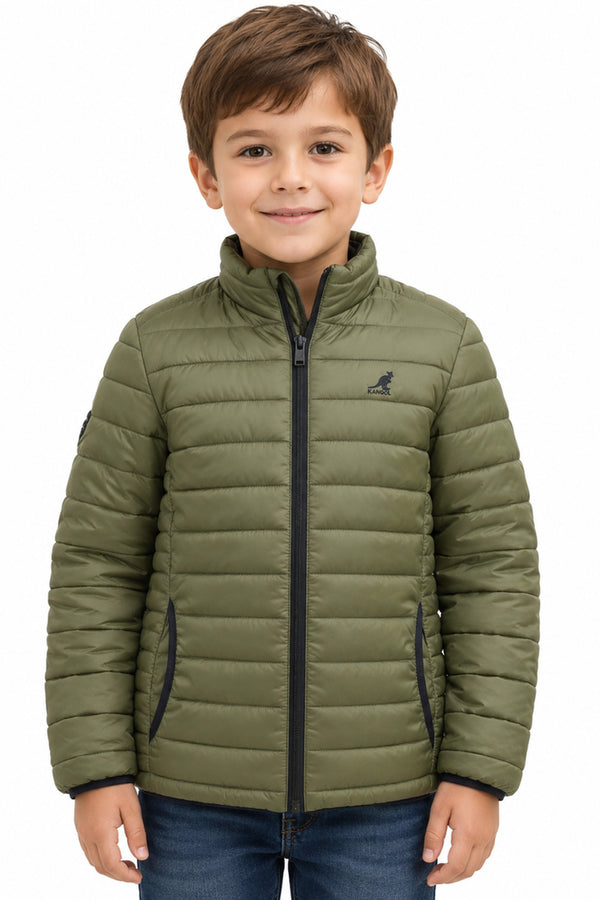 Kids Full Zip Padded Quilted Jacket - 6 to 7 Years