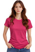 5 Pack Womens Plain Crew Neck T-Shirts