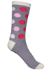 Women’s Colorful Polka Dot Socks – Fun Crew Socks Multipack (3, 6, 12 Pairs)