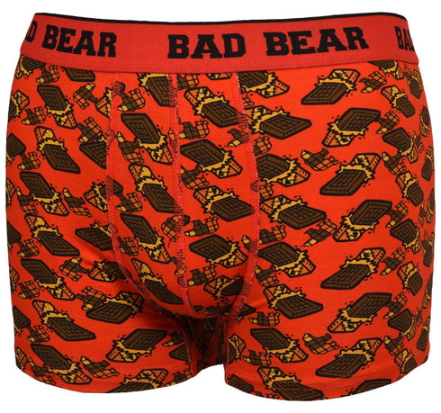 Bad Bear Kids Novelty 3 Pack Cotton Boxer Trunks