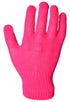 Ladies Striped Magic 2 in 1 Neon Fingerless Gloves