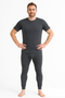 Mens Long Johns Half Sleeve Thermal Set