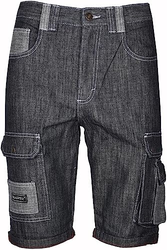 Kid's Denim Cargo Shorts – Casual Jean Shorts with Pockets