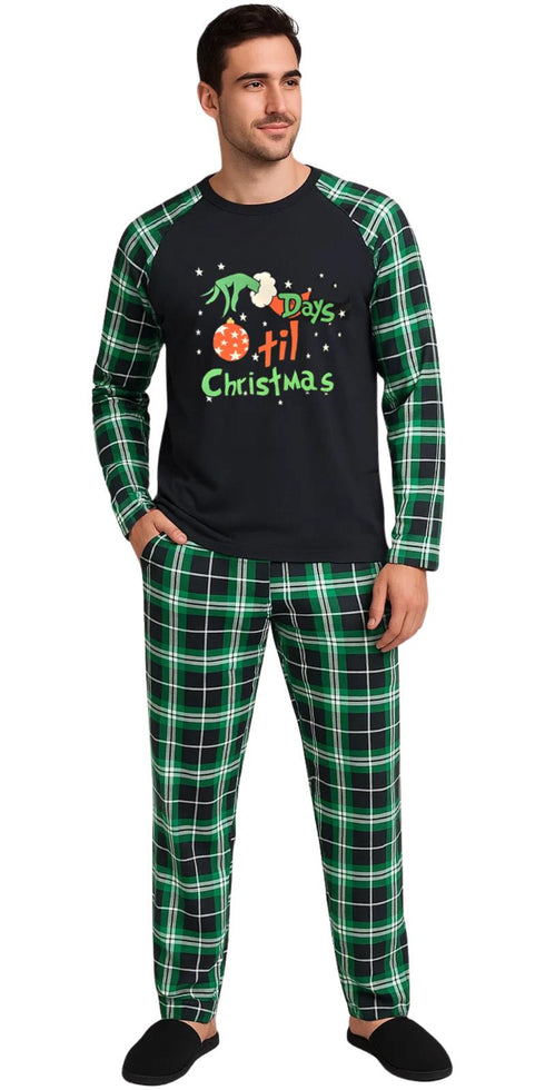 3-Pack Men’s Christmas Pajama Sets – Funny Holiday Designs & Plaid Pants