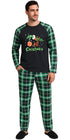 3-Pack Men’s Christmas Pajama Sets – Funny Holiday Designs & Plaid Pants