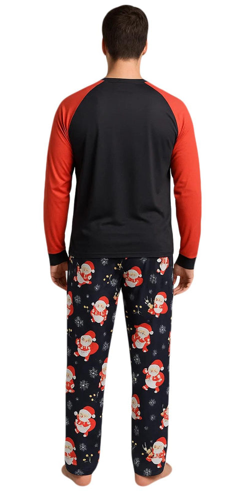 3-Pack Men’s Christmas Pajama Sets – Funny Holiday Designs & Plaid Pants