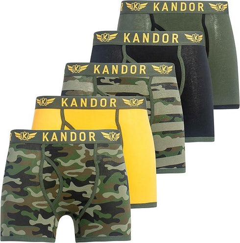Kandor Men’s Boxer Briefs Multipack Box