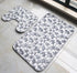 2 Pack Pebble Bath and Pedestal Mat