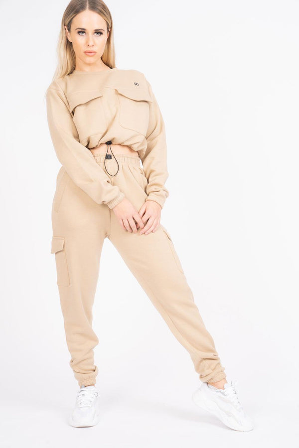 Azire Women's Stone Hayward Tracksuit AZR_W_TrkSut_Hayward_STN_UK14