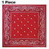 60 Pack Assorted Bandanas – Bulk Paisley, Solid, Camo & Flag Designs - From 49p Per Unit