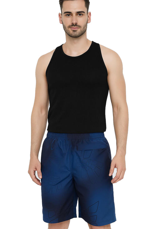 Men’s Mesh-Lined Shorts – Elastic Waist Beachwear for Swimming, Gym & Outdoor Sports