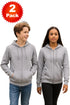 2 Pack Kids Same Cord Zip up Hoodie