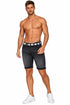 Crosshatch Mens Mid Rise Cotton Shorts