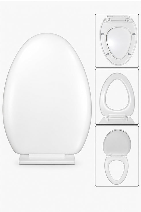 Soft Close Oval Shaped Toilet Seat