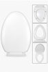 Soft Close Oval Shaped Toilet Seat