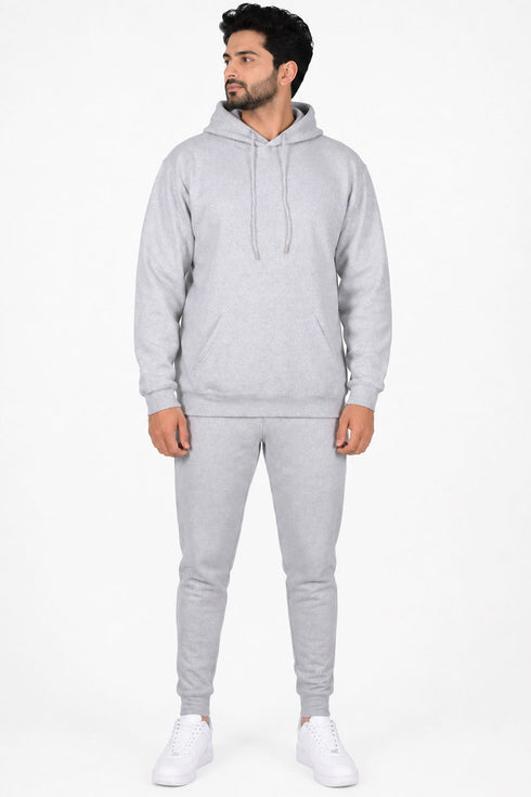 Men’s Pullover Hoodie Tracksuit Set - Fleece Jogging Suit