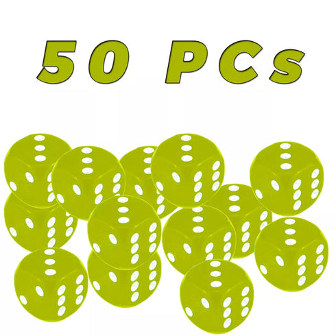 Six Sided Spot Dice for Ludo Monopoly Board Games