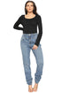 Women's Stone Wash Chino - 0018A