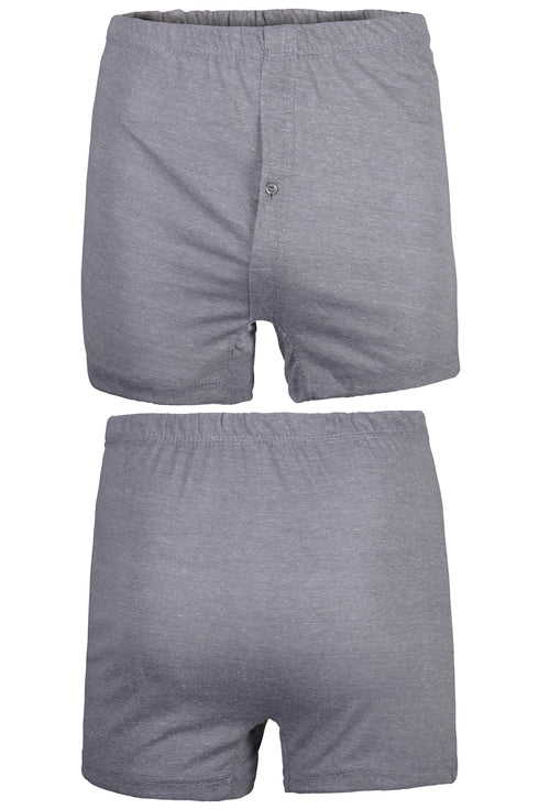 6 Pack Mens Plain Boxer Underwear