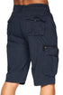 Crosshatch Mens Knee Length Cargo Shorts