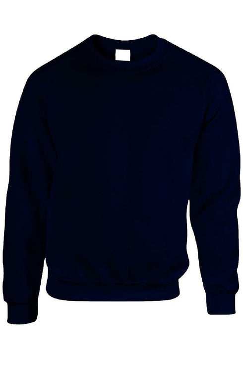 Mens Plain Crew Neck Sweatshirt