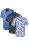 3 Pack Mens Hawaiian Summer Shirts