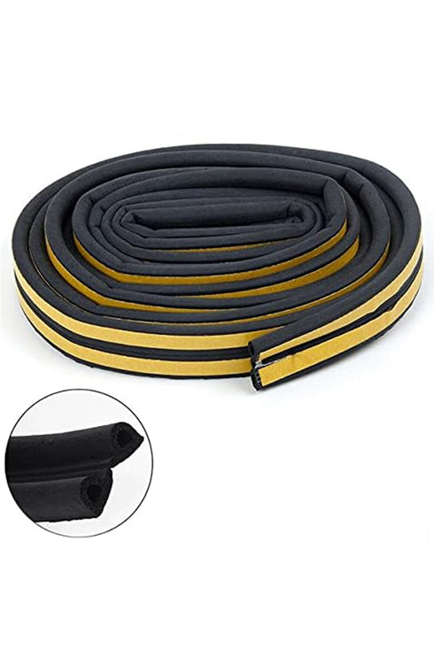 2 Pack D-Shape Seal Strip Foam Tape for Door Window