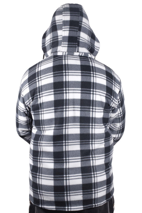 Mens Sherpa Fur Lined Hoodie