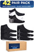 Men's Ankle Socks - Multi-Pack: 42 or 84 Pairs
