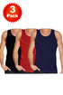 3 Pack Mens Plain Cotton Vest
