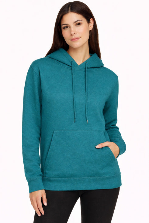 Women’s Fleece Pullover Hoodie | Kangaroo Pocket Sweatshirt