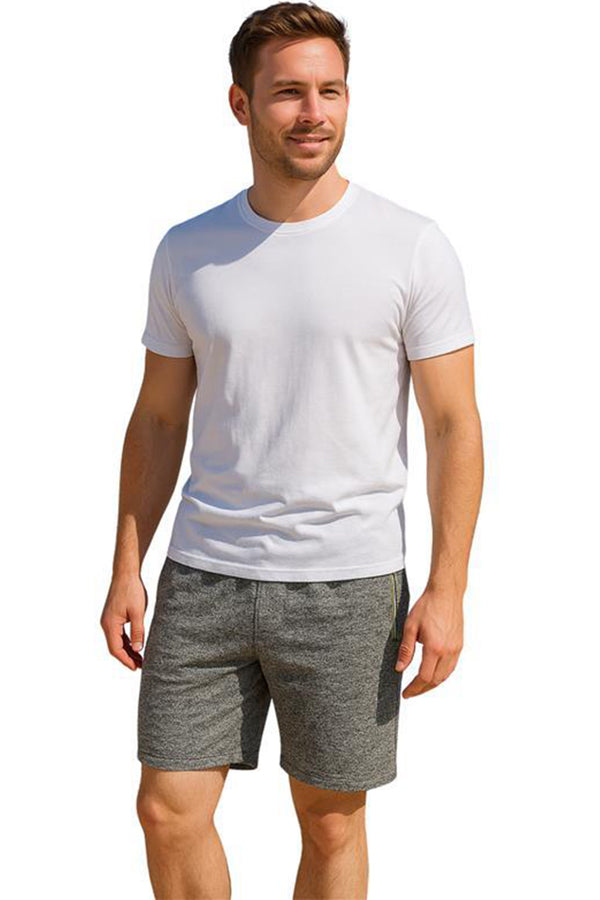 Men's Quick-Dry Beach Shorts – 100% Polyester Swim Trunks with Drawstring