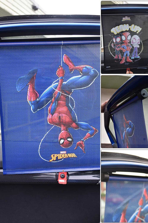 Mesh Car Sun Shade Roller Blind – UV Blocker with Quick-Retract for Glare & Privacy