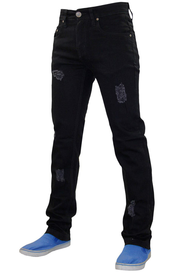 Men Rip Biker-Style Denim Jeans TRF040